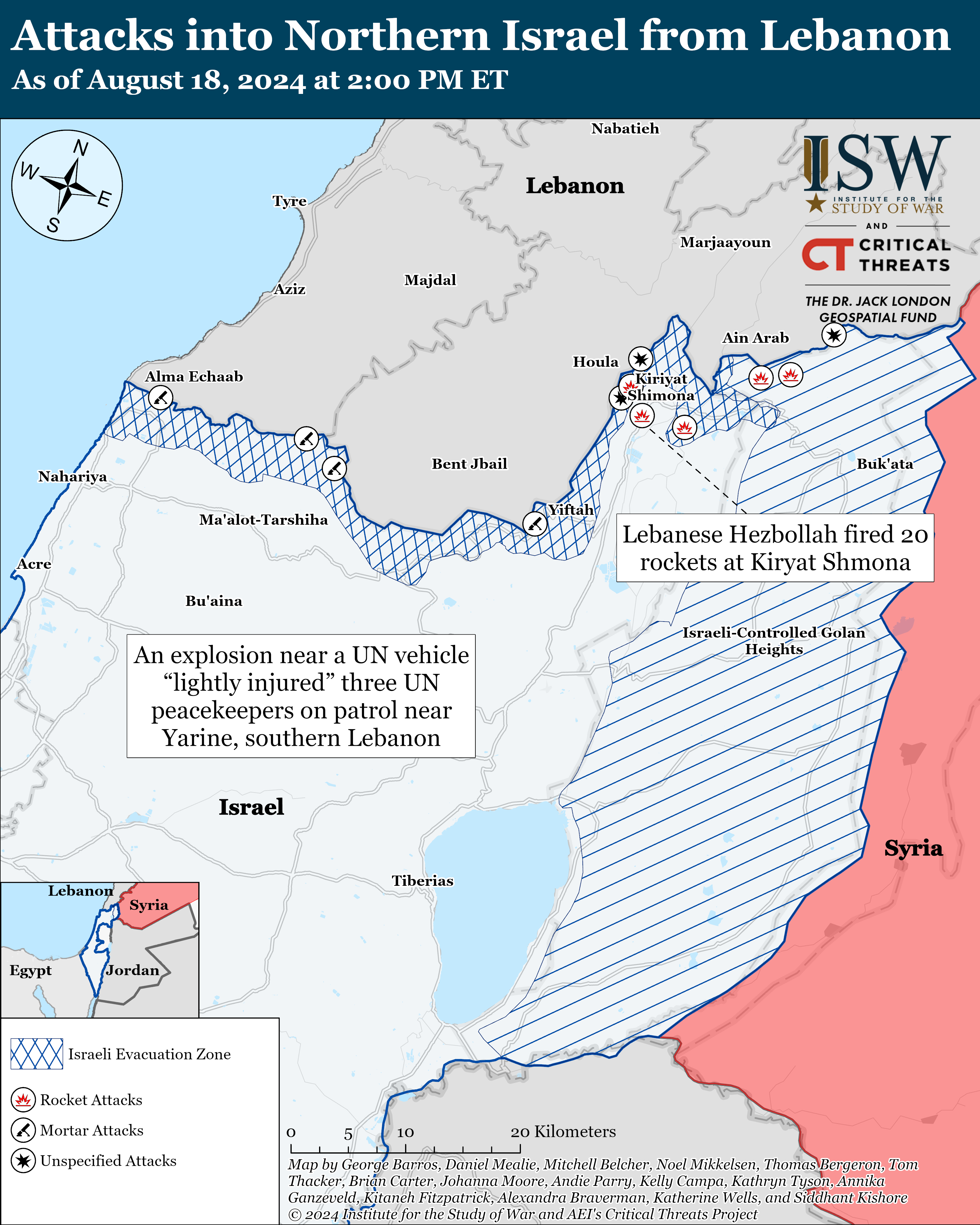 ISW Blog: Iran Update, August 18, 2024